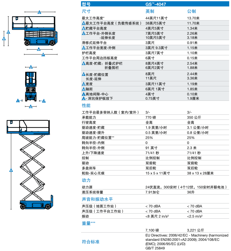自行式剪型高空作業(yè)平臺